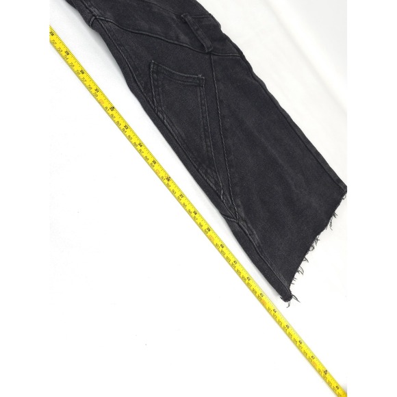 Rockstar Original Jeans XL Wynter Black Super Stacked Flare Cargo Pockets NWT - Picture 12 of 13